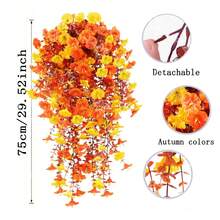 2pcs-Rayon Morning Glory With Eucalyptus Leaves, UV Resistant Realistic Hanging Flowers, Artificial Fake Flower Plants For Outdoor Spring And Summer Decoration, Artificial Hanging Flowers For Weddings, Homes, Offices, Gardens, Birthdays, Anniversaries, Festivals, Graduation Decorations, Thanksgiving Decorations, Halloween Decorations, Autumn Decorations, Harvest Festival Decorations, Room Decorations, Bedroom Decorations