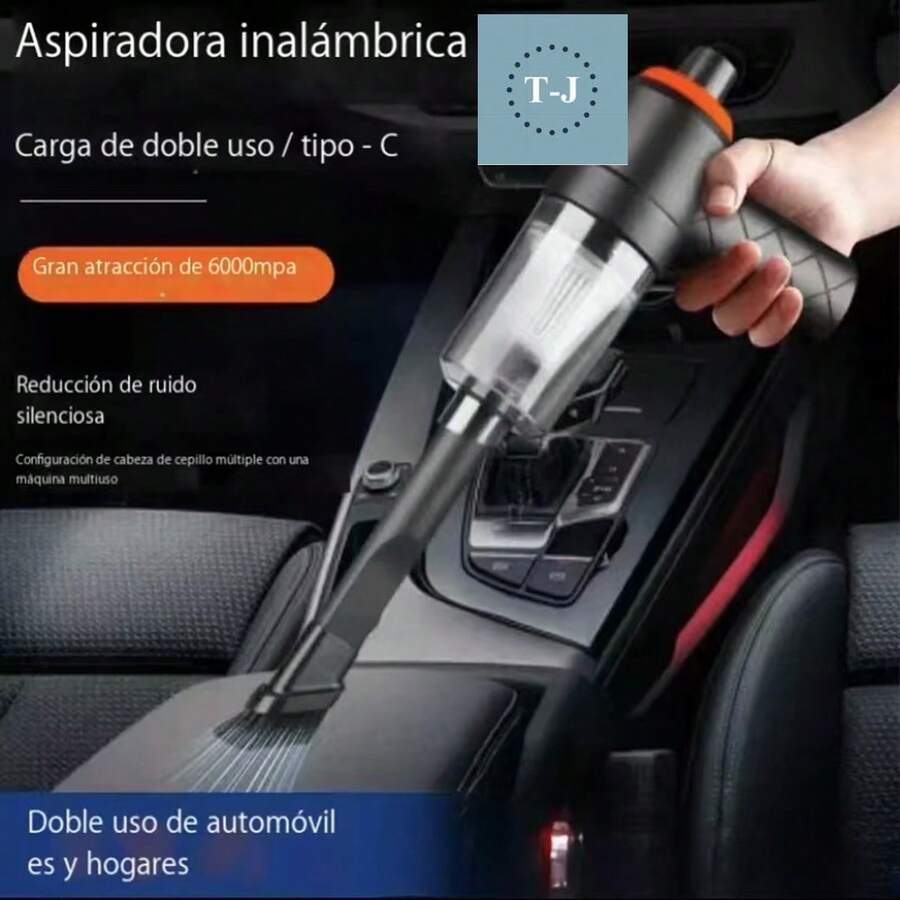Aspiradora inalámbrica multifuncional para vehículos domésticos de alta potencia(Colores enviados al azar) - Multicolor - Ver 1