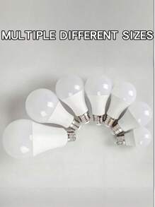 2/4/6/8pcs E27 12W LED Bulbs, Equivalent To 90W Incandescent, 6500K Cool White, 1200 Lumens Super Bright Bulbs, Suitable For Living Room, Kitchen, Bedroom And Office - 12W Light Bulb - View 10