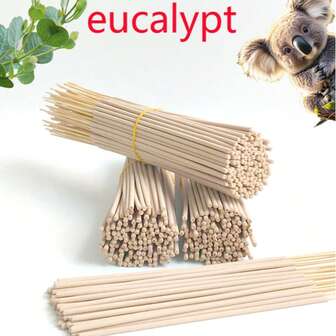 15/66/109/215支桉树香，22厘米优质竹香，适用于万圣节、圣诞节礼物、家居香氛、办公室、瑜伽馆等
