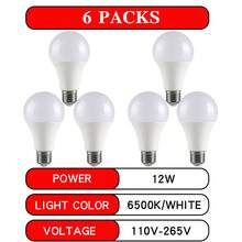 2/4/6/8pcs E27 12W LED Bulbs, Equivalent To 90W Incandescent, 6500K Cool White, 1200 Lumens Super Bright Bulbs, Suitable For Living Room, Kitchen, Bedroom And Office - 12W Light Bulb - View 13