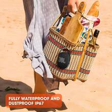 Clip 4 便携式迷你蓝牙音箱，大音量，强劲低音，集成登山扣，IP67 防水防尘，10 小时播放时间，适合家庭、户外和旅行，原装 JBL - 橘色 - 查看 10