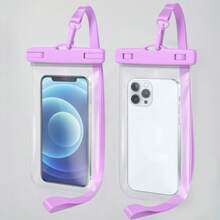 Waterproof Phone Bag Compatible With IPhone 16/15 Pro Max And Galaxy S24+/S23 7-Inch Waterproof Phone Case With Lanyard, IPX8 Beach Travel Essential, Beach Essential