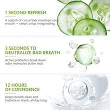 MSDRWIKEY Ceelike Oral Spray Probiotic Toothpaste Set, Freshens Breath And Gives You A More Confident Smile. - 綠+藍 - 查看 4