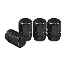 4pcs Aluminum Tire Valve Caps - Corrosion Resistant, Fits Cars, Trucks, Motorcycles & Bikes