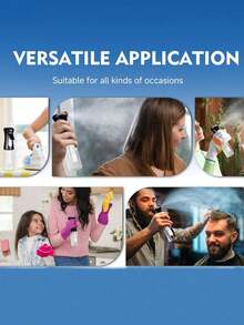 1 件专业高压喷雾瓶，容量 200ml/300ml，连续自动细雾高压喷雾器，适用于美发工具、护发产品和配件，沙龙、美容、旅行必备