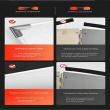 واقي رذاذ من الفولاذ المقاوم للصدأ - مقاوم للحرارة، واقي مطبخ غير لاصق - لوحة قابلة للطي للمنزل والسيارات المتنقلة والتخييم