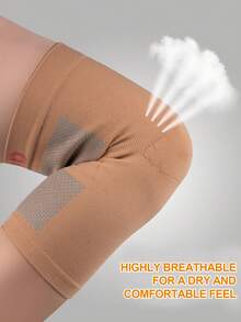 1 Pair Men's Compression Sport Kneepad Stretchy Comfortable Support Leg Shaper