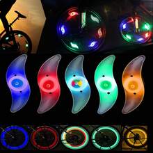 6 Pcs Colorful LED Bike Wheel Light, Waterproof Easy Install Bicycles Wheel Spoke LED Lights With 3 Modes, For Bicycle Spoke Decoration Warning At Night Easy To Install Spoke Decorations - Multicolor - View 8