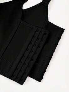 صدرية دانتيل كبيرة الحجم مع سلك داعم - تغطية كاملة ورفع الصدر، تصميم مطرز جذاب للأعلى بدون ظهر، صدرية يومية مضادة للانهيار لقمصان التي-شيرت