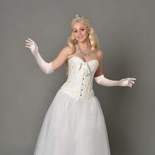 22 Inch Long Satin Gloves For Women, Stretchy 1920s Vintage Opera Gloves, Elegant Tea Party & Bridal - 香檳色 - 查看 2