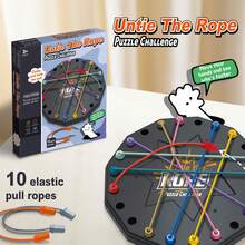 1pc Rope Untangling Battle Challenge Board Game Toy For Children, Designed To Enhance Logical Thinking And Focus, Perfect For Parent-Child Activities. - Nhiều màu - Xem 1