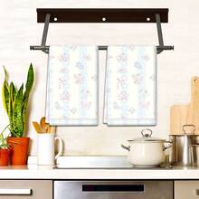 2/4 Piezas Juego, Paños de Cocina, Estampado de Mariposa y Floral, Toallas Modernas de Microfibra Super Absorbentes, Toallas de Té para Cocinar y Hornear, Paños de Limpieza, Toallas de Mano, Super Suaves y Altamente Absorbentes, Decoración de Cocina, Regalos para Vecinos, Madres, Cumpleaños, Regalos de Inauguración de Casa para Amigos, Artículos Esenciales de Cocina, Necesidades Diarias