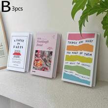 3pcs Foldable Decorative Fake Books, Minimalist Decor Books For Home, Office, Showroom