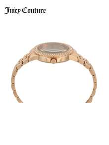 Juicy Couture Ladies's Watch With  Crytals Ladies Watch For Women Dress Watch Crystal Bezel Rose Gold Steel JC1020BNRG - 玫瑰金 - 查看 4