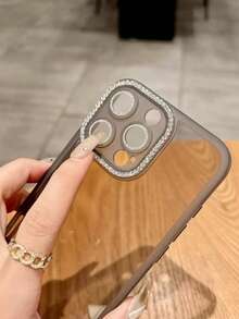 Estuche protector de lente con cristales de lujo compatible con iPhone 16 Pro Max, funda suave transparente de TPU a prueba de golpes compatible con iPhone 14/13/11/16 Pro/16 Plus - Multicolor - Ver 8
