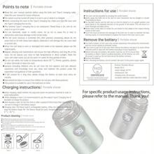 迷你便携式电动剃须刀，防水剃须工具 - 灰色 - 查看 3