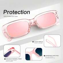 10 chiếc kính hình chữ nhật màu đen kiểu cổ điển, phụ kiện chụp ảnh màu trơn, phù hợp cho đám cưới, tiệc cô dâu, tiệc độc thân, tiệc theo chủ đề nhạc rock, unisex, trang trí ngày Valentine, quà tặng khách mời đám cưới. - Nhiều màu - Xem 7