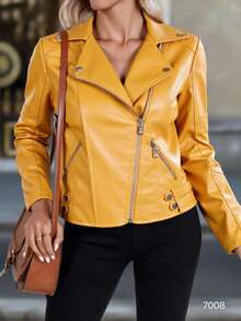chaqueta de mujer - Amarillo - Ver 3