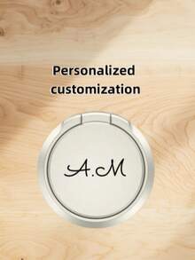 1pc Customized Personalized Name Phone Holder, Thin Adhesive Backing Suitable For All Phones