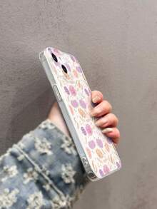 1 pieza Funda de teléfono suave y transparente de TPU con patrón de calabaza colorida de Halloween, adecuada para iPhone 11 12 XR 13 13 Pro 13 Pro Max 14 14 Pro 14 Pro Max 15 15 Pro 15 Plus 15 Pro Max 16 16 Pro 16 Plus 16 Pro Max