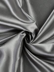 1pc Solid Color Satin Fabric, DIY Fashion Handmade Clothing, Silk Satin Suitable For Wedding Dress Decoration - Multicolor - View 23