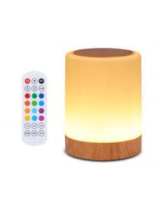 Luz LED portátil con sensor táctil, adecuada para niños y adultos, ayuda para la lactancia y el sueño, lámpara de enfermería recargable por USB, luz nocturna cálida, regulador de intensidad para el dormitorio, luz de sensor de movimiento AI para exteriores - Multicolor - Ver 9