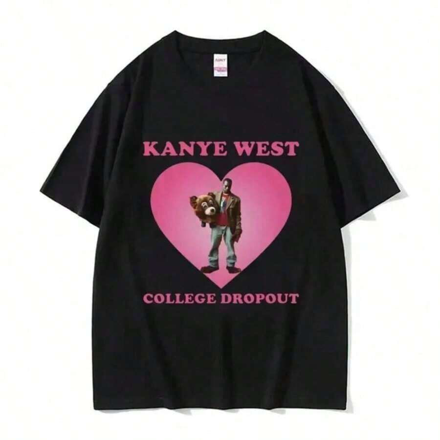 Camisetas de algodón de la banda de rock Cool Alive Pearls para mujeres, camisetas de verano de manga corta, cuello redondo, camiseta Harajuku de gran tamaño para hombres 2025 - Negro 24 - Ver 1