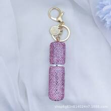 水钻奢华香水可填充瓶钥匙扣 - 便携式防漏香水雾化器 - 彩色 - 查看 7