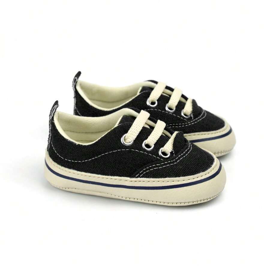 Retro Baby Classic Girl's Sneakers - Black - View 1