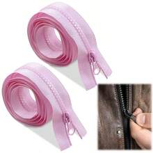 2pcs Nylon Zippers For Sewing & Crafts, Long Zipper, Black Color, DIY Sewing Tools, Variety Of Colors, Durable Material - 5# 2 pcs - View 20