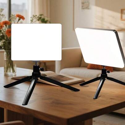 10-Inch LED Ring Light With Tripod And Phone Holder, Dimmable, Suitable For Videos, Photography, Selfie, Vlog, Makeup, Live Streaming