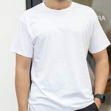 Classic Crew Neck White T-Shirt With DAKINE Bold Black Print For Outdoor Activities - White - View 2