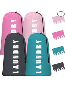 Saci de rufe de călătorie, saci de rufe lavabili cu șnur, extra mari, rezistenți, pentru cămin universitar, geantă de călătorie pentru haine murdare și geantă pentru haine de sală, organizator de călătorie extra mare pentru haine murdare, depozitare accesorii de călătorie, depozitare de zi cu zi pentru casă.