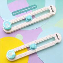 1pc Rotary Circle Cutter Tool, 2cm-20cm Adjustable Round Hole Punch, Made Of PVC Material, For Making Cards, Scrapbooks, Photo Crafts, Model Making Accessories