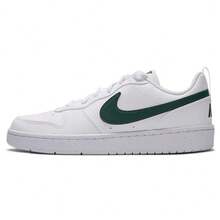 Nike Court Borough Low Recraft GS 运动鞋 休闲运动 轻便缓震 减震 防滑 低帮 Logo 撞色 运动 学校 日常 青少年 DV5456-133 - 白色 - 查看 1