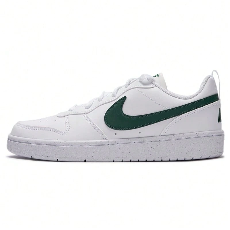 Nike Court Borough Low Recraft GS 运动鞋 休闲运动 轻便缓震 减震 防滑 低帮 Logo 撞色 运动 学校 日常 青少年 DV5456-133 - 白色 - 查看 1
