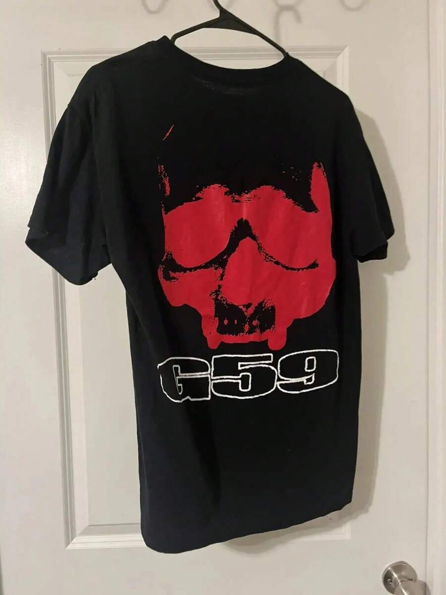 Susicidebsoys G59 T-Shirt 100% Cotton Hiphop Stylish Tops Stylish Amusing Short Sleeve Streetwear Hip Hop Harajuku Unisex Tees - 黑色 - 查看 1