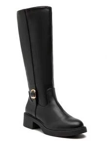 RevReaL Elegant And Versatile Long Riding Boots - Black - View 2