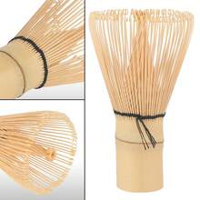 Cepillo de té, batidor de bambú para ceremonia japonesa de matcha, moledor de polvo de té verde matcha 100, herramienta para ceremonia de té