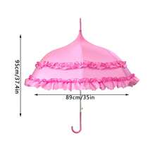 Lolita Princess Parasol, Lace Frill Parasol, European Style, Gothic Design, UV Protection, Rain Or Shine, Cute Parasol - Multicolor - View 4