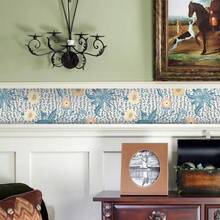 Papel tapiz autoadhesivo y removible con patrón de flores y hierba, rollo de papel tapiz autoadhesivo y resistente al agua que se puede cortar a medida, adecuado para baño, ducha, cocina, sala de estar, oficina y decoración de habitaciones, decoración del hogar, decoración de paredes. Tamaño de 3.94/5.9*78.74 pulgadas adecuado para decoración parcial, tamaño de 7.87/11.81*78.74 pulgadas adecuado para aplicación en áreas grandes.