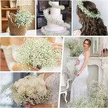 DBabys Breath Artificial Flowers 10 PCS White Baby Breath Flowers Artificial Bulk Fake Babys Breath Gypsophila Real Touch Faux Babys Breath For Wedding Floral Arrangement Home Decor7001 - trắng - Xem 6