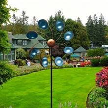 360 ° Rotating Iron Windmill - Automatic Metal Landscape Sculpture, Rural Brown Garden Decoration With Ground Insertion, Suitable For Lawn, Courtyard, Terrace - Wedding, Party, Festival Outdoor Decoration, No Electricity Required, Durable Metal Construction, Retro Charm, Smooth Bearing System, Event Planner