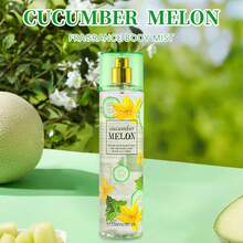 Wish 20 Varieties Of Women's Body Mist Perfume Spray, 8 Fl.Oz Long-Lasting Floral Fruity Spray With Non-Greasy Alcohol-Based Formula. Suitable For Hair & Body, Ideal For Parties, Dates & Gifting. Lightweight And Smooth Application.Valentine's Day Gift - 黃瓜甜瓜 - 查看 3