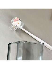 4pcs Sanrio Hello Kitty Toothbrush Holder - Cute Travel Case, Protect And Style Your Toothbrush, Essential For Home And Travel, Need To DIY The Toothbrush Case With Kitty.