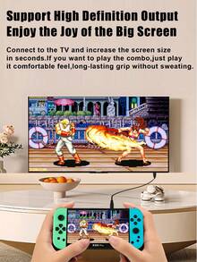 1pc New Handheld Game Console With 7.1-Inch HD Screen 20000 Built-In Classic Nostalgic Games And 20 Emulators For NES/MD/GBA/PS1/FC Multi-Functional Game Consoles Can Be Connected To TV And Includes Dictionary Music Video E-Book Picture Recording And Game Archiving Vintage Retro Joystick Arcade Game Console Holiday Gift. For Boyfriend Or Husband