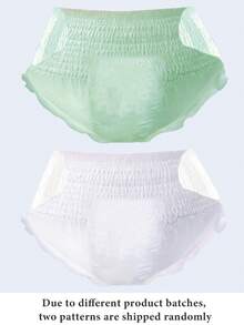 10/30 piezas, Bragas menstruales, Toallas sanitarias, Toallas sanitarias tipo pantalón para la noche, Anti-fugas laterales, Transpirables, Altamente absorbentes, Suaves y transpirables, Bragas de menstrual, Buen sueño toda la noche, Ropa interior menstrual a prueba de fugas, Ropa interior absorbente