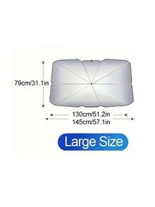 Tấm che nắng xe hơi có thể kéo dài - Được làm từ chất liệu bạc titan, chống tia UV, dễ sử dụng và cất giữ, đóng mở nhanh chóng, ngăn chặn tia UV, giảm nhiệt độ bên trong xe hiệu quả, bền và nhẹ, che phủ hoàn toàn kính chắn gió phía trước, kèm theo một túi đựng nhỏ. - Nhiều màu - Xem 11