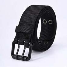 透气帆布男士皮带，针扣真皮腰带，百搭S码腰带，训练加长男士腰带，适合学生、青少年，是夏季、校园休闲、商务、送给男友、丈夫、父亲、男士的理想礼物，日常穿着，时尚百搭，适合青少年、户外、度假、运动、旅行、街头、波西米亚风、复古风等各种场合，也适合秋季、万圣节、秋冬季配饰，适合青少年、青年、男士，休闲、户外、运动、度假、毕业礼物、生日礼物、日常穿着。